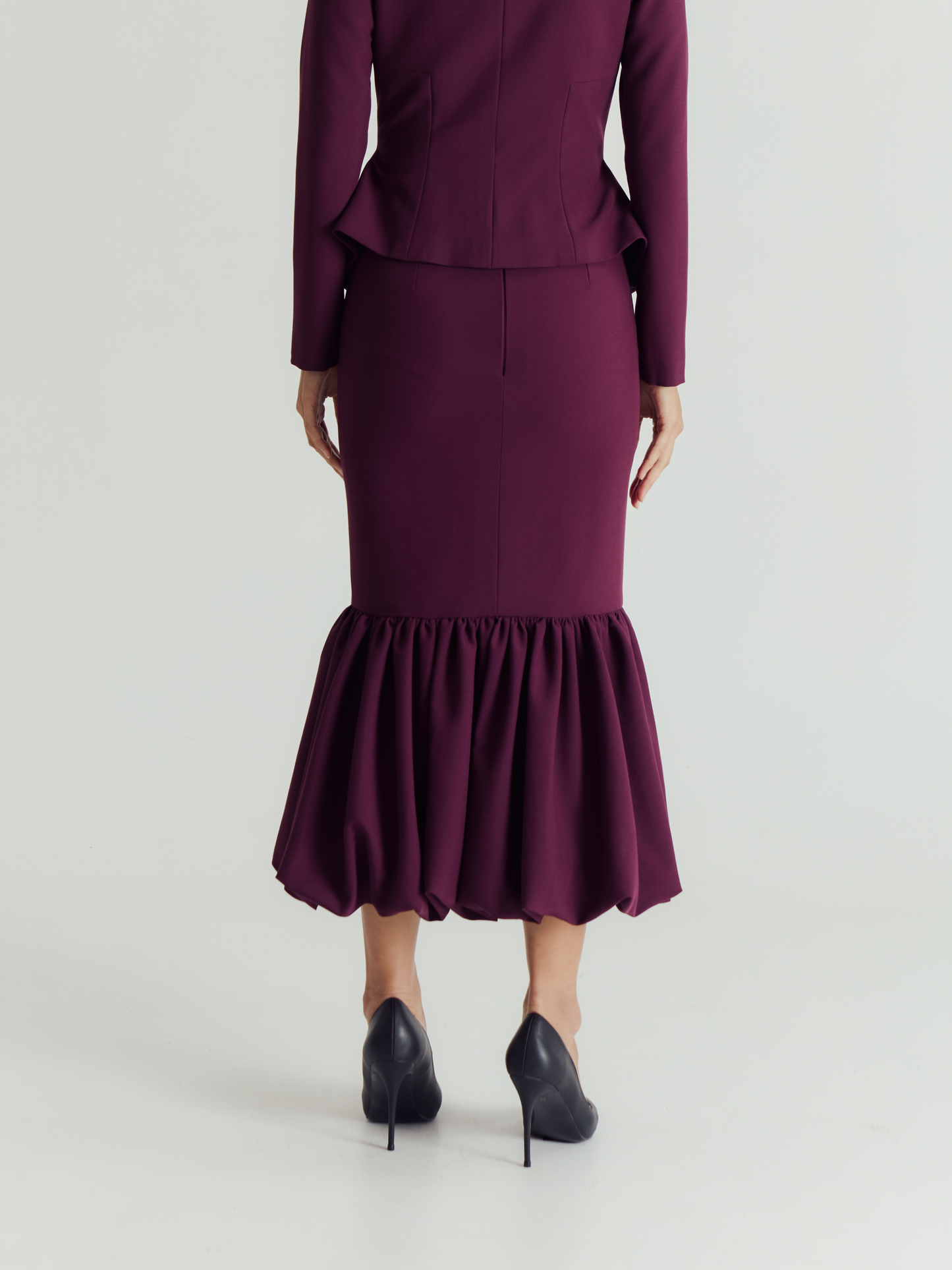 VIVIENNE BALLOON HEM SKIRT