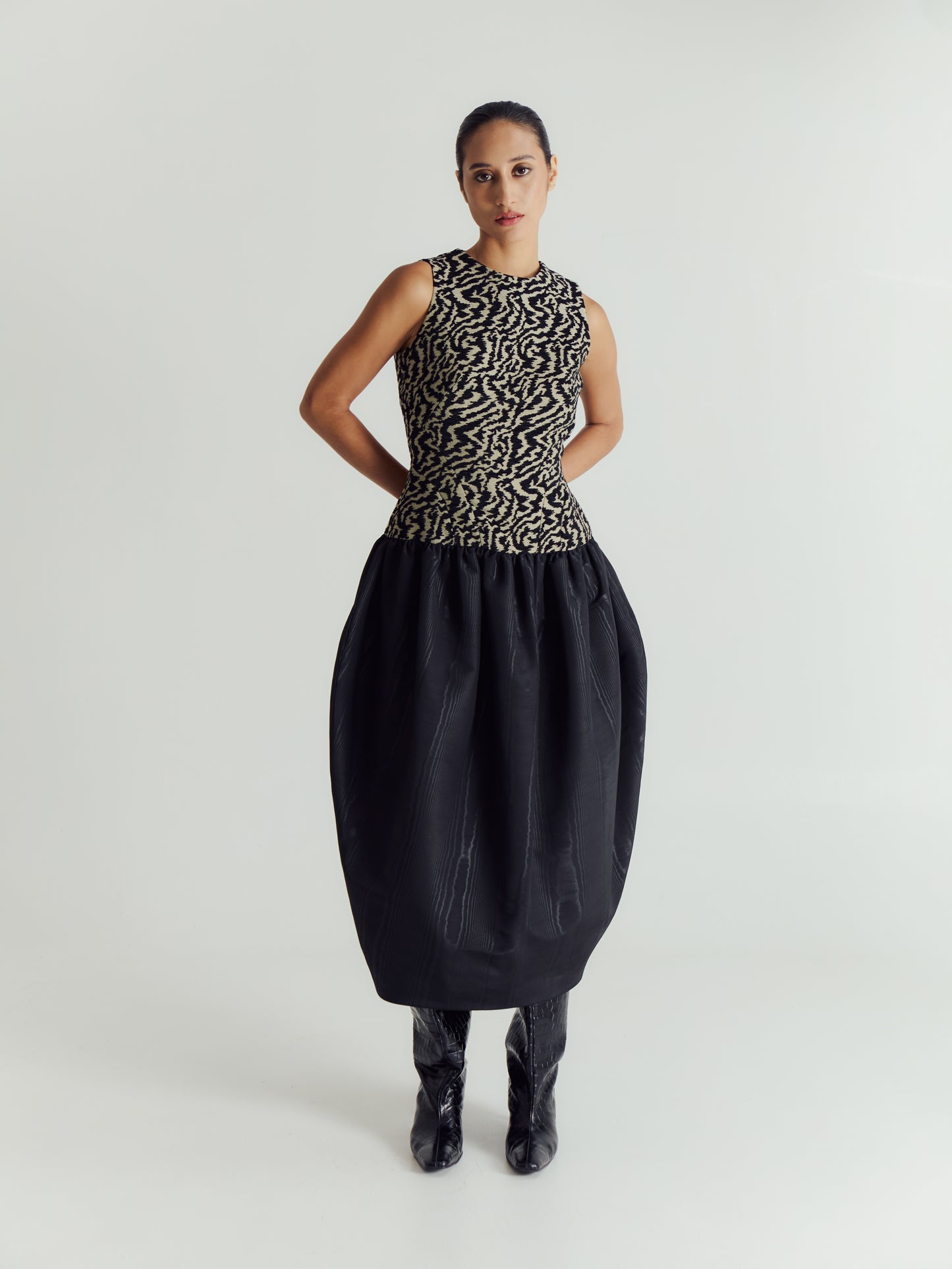 LILITH LOW WAISTED TULIP DRESS