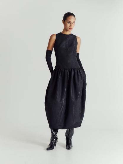 LILITH LOW WAISTED TULIP DRESS