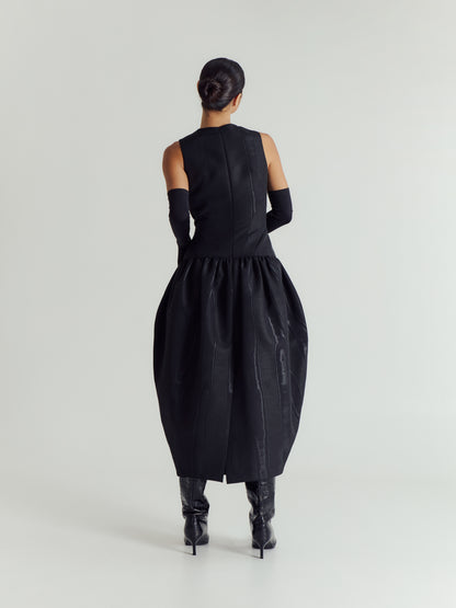 LILITH LOW WAISTED TULIP DRESS