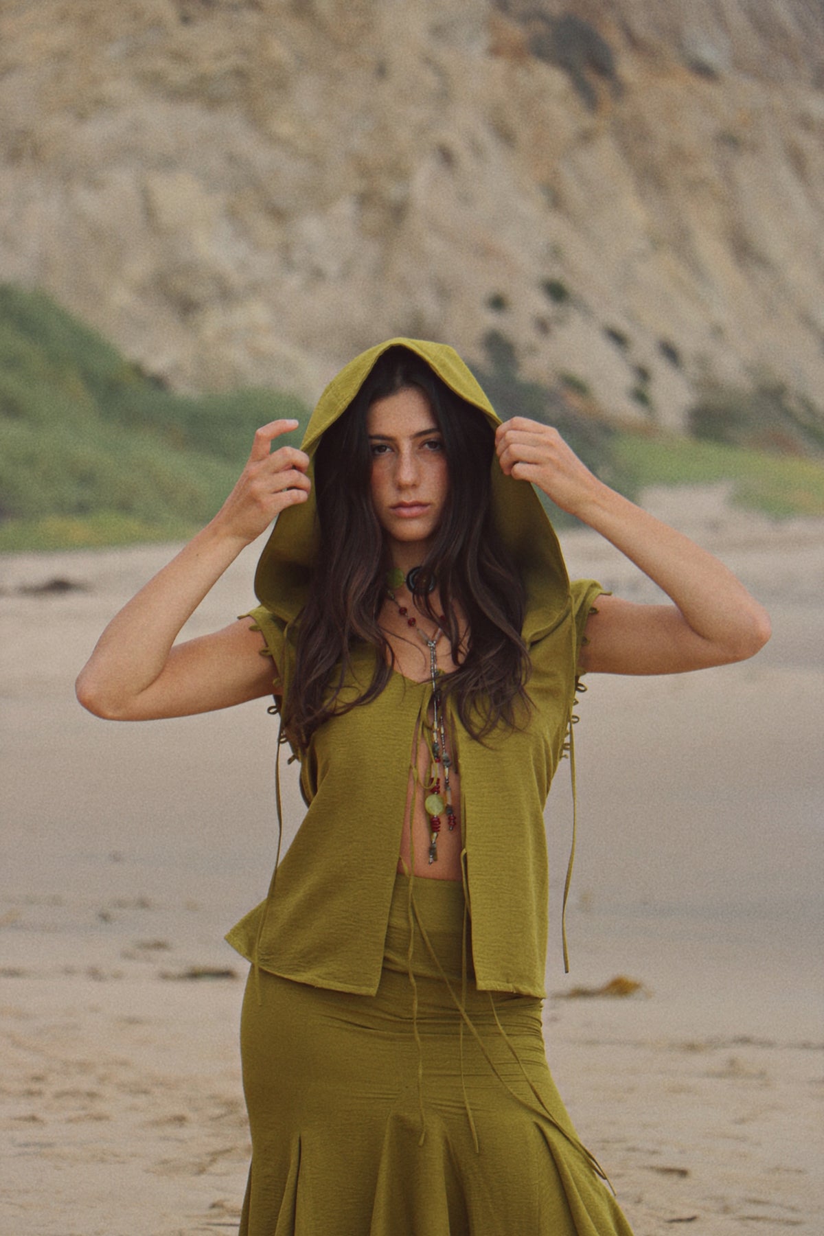 BROOKE HOODIE - OLIVE