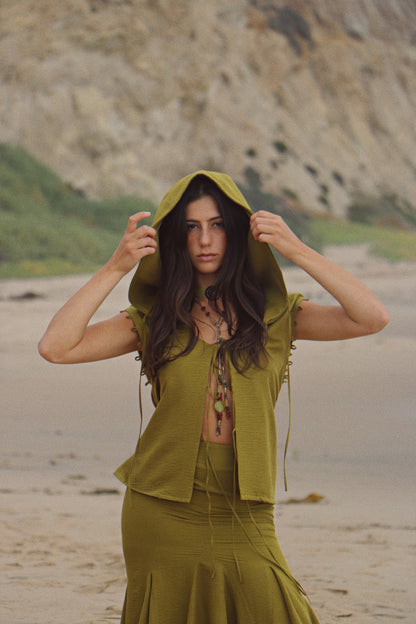 BROOKE HOODIE - OLIVE