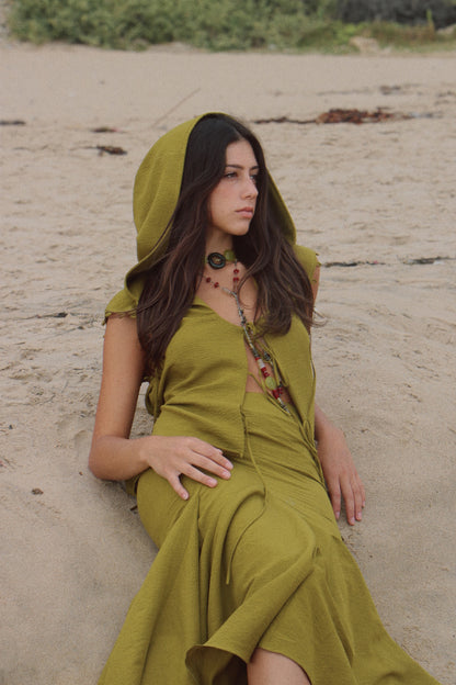 BROOKE HOODIE - OLIVE