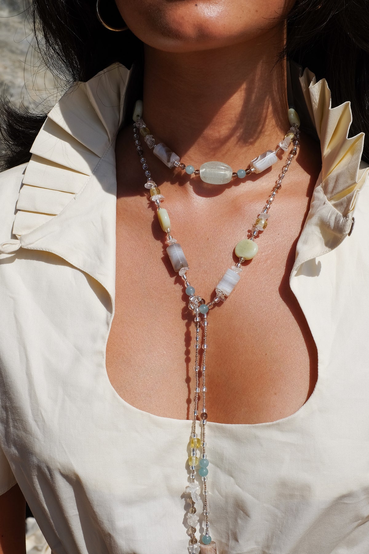 WRAP AROUND NECKLACE - SEA