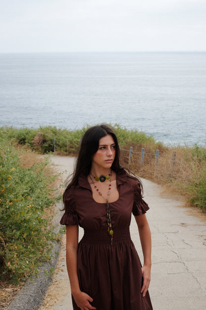 WRAP AROUND NECKLACE - EARTH