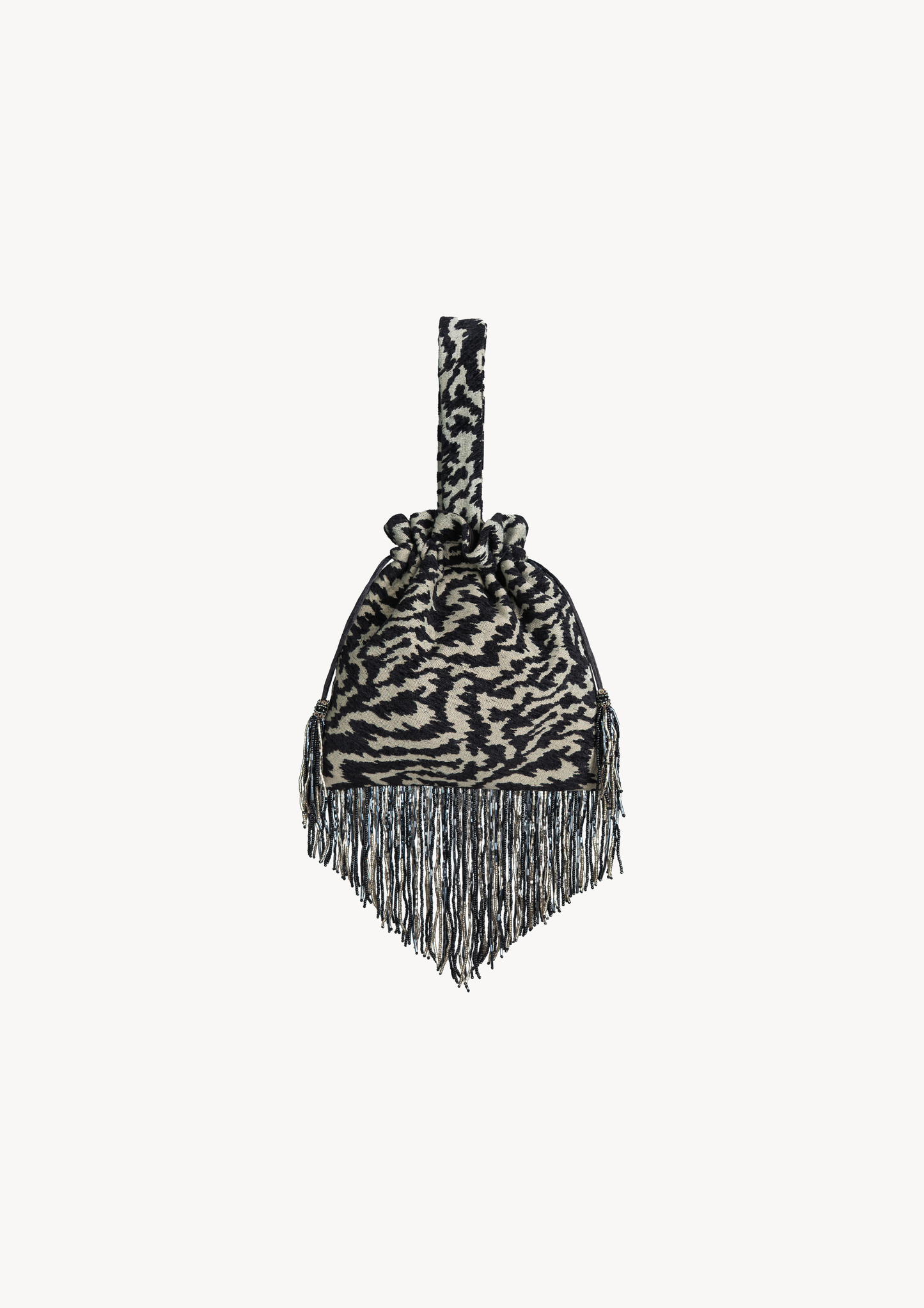 ZEBRA SMALL TASSEL BAG