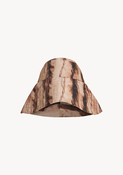 BUCKET HAT - BROWN WOOD