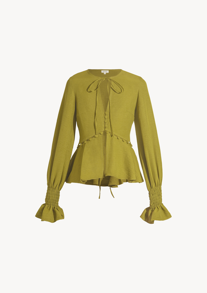 SIENNA BLOUSE - OLIVE