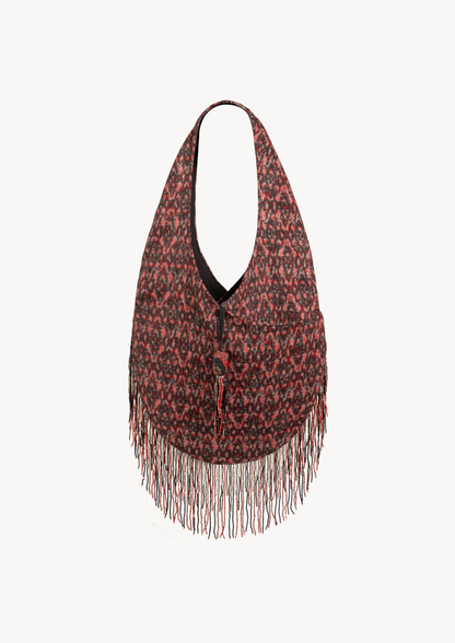 RED FRINGE TASSEL BAG