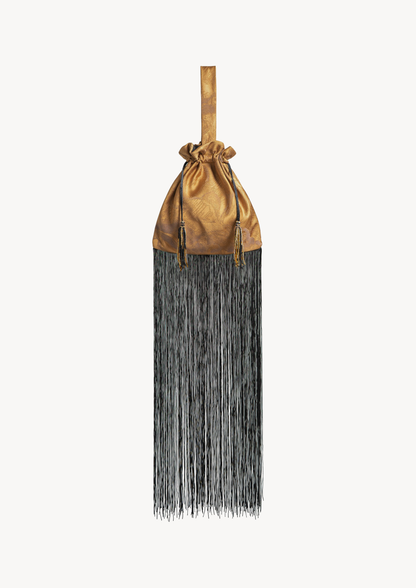 GOLD SMALL TASSEL BAG