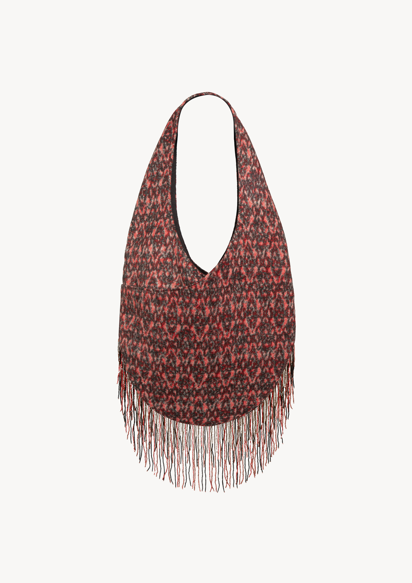 RED FRINGE TASSEL BAG