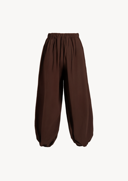 LUNA BALLOON PANTS - ESPRESSO