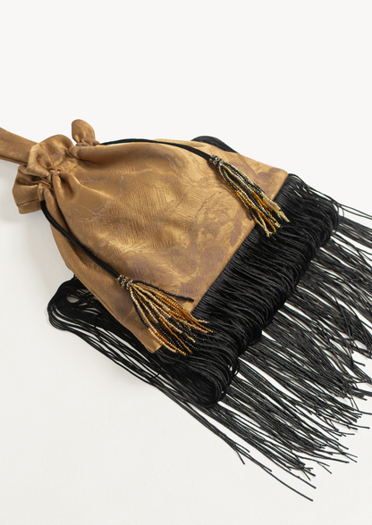 GOLD SMALL TASSEL BAG