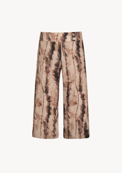 SKYE LOW WAISTED PANTS - BROWN WOOD