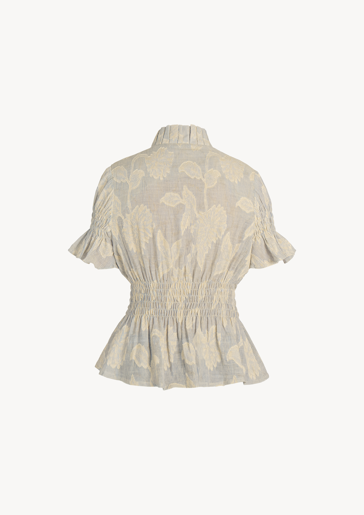 HAVEN TOP - BLUE FLORAL STRIPES