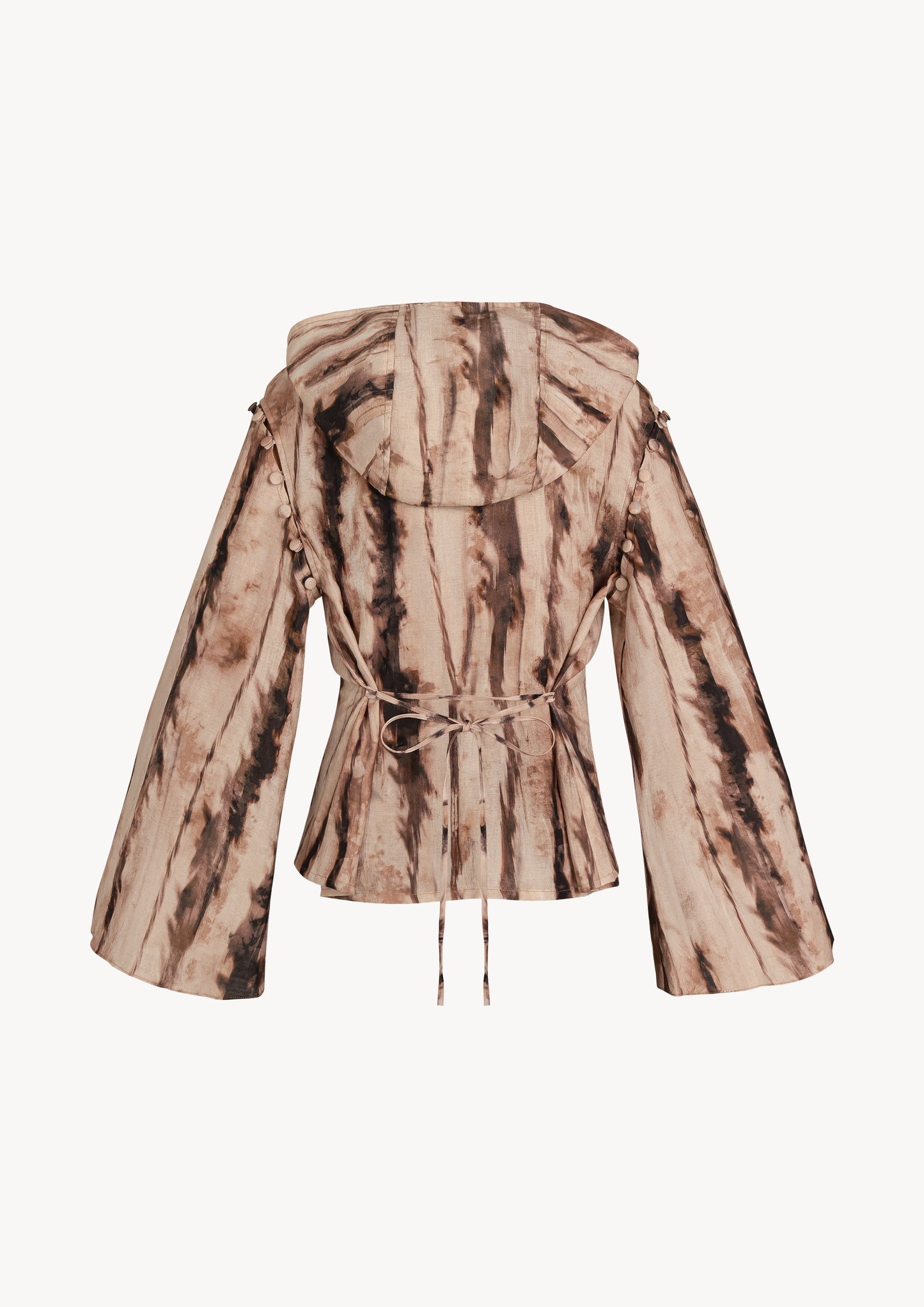 BROOKE HOODIE - BROWN WOOD