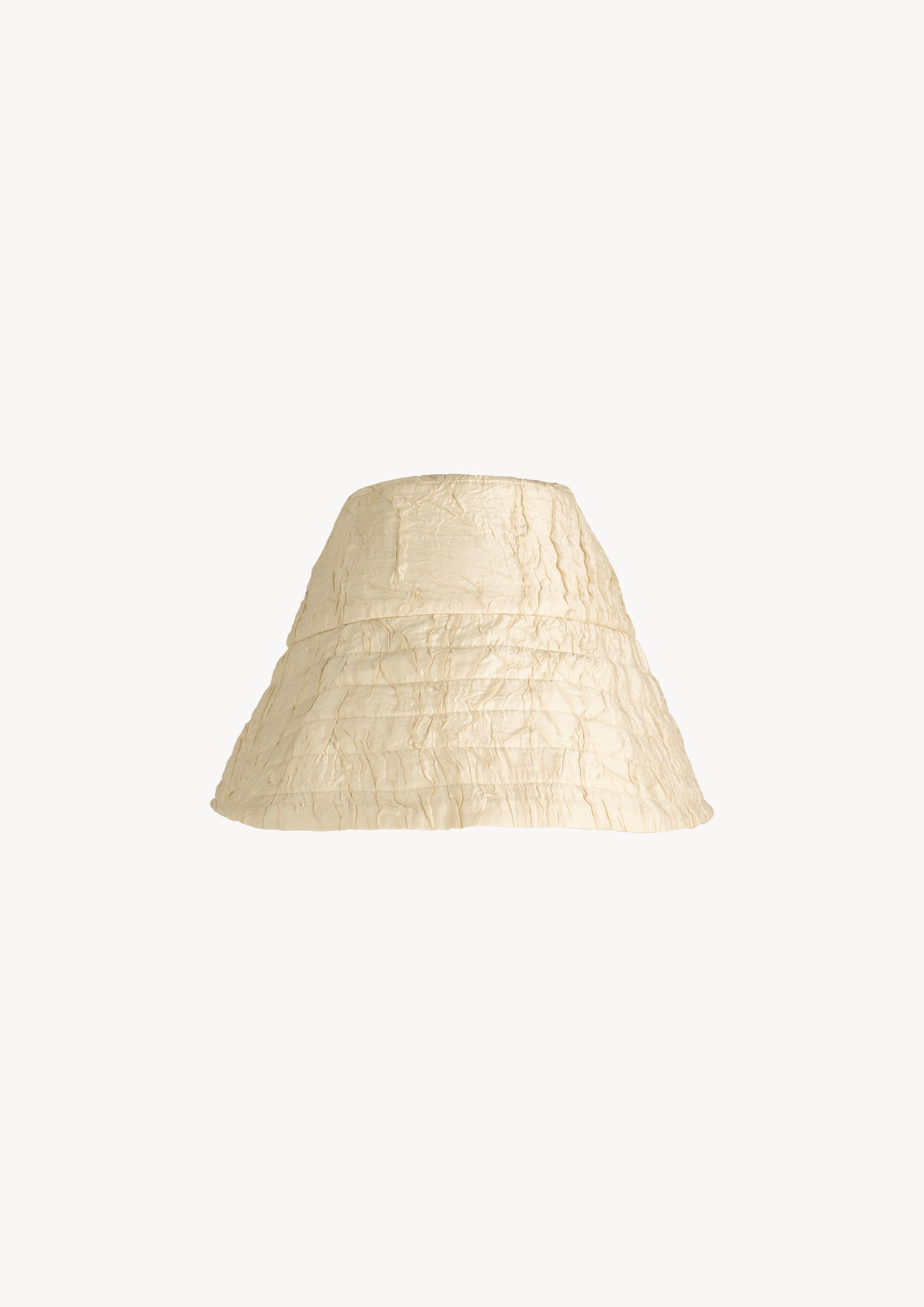 BUCKET HAT - CRINKLED CREME