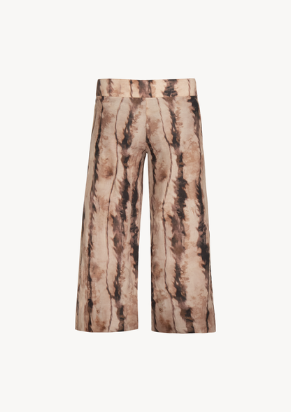 SKYE LOW WAISTED PANTS - BROWN WOOD