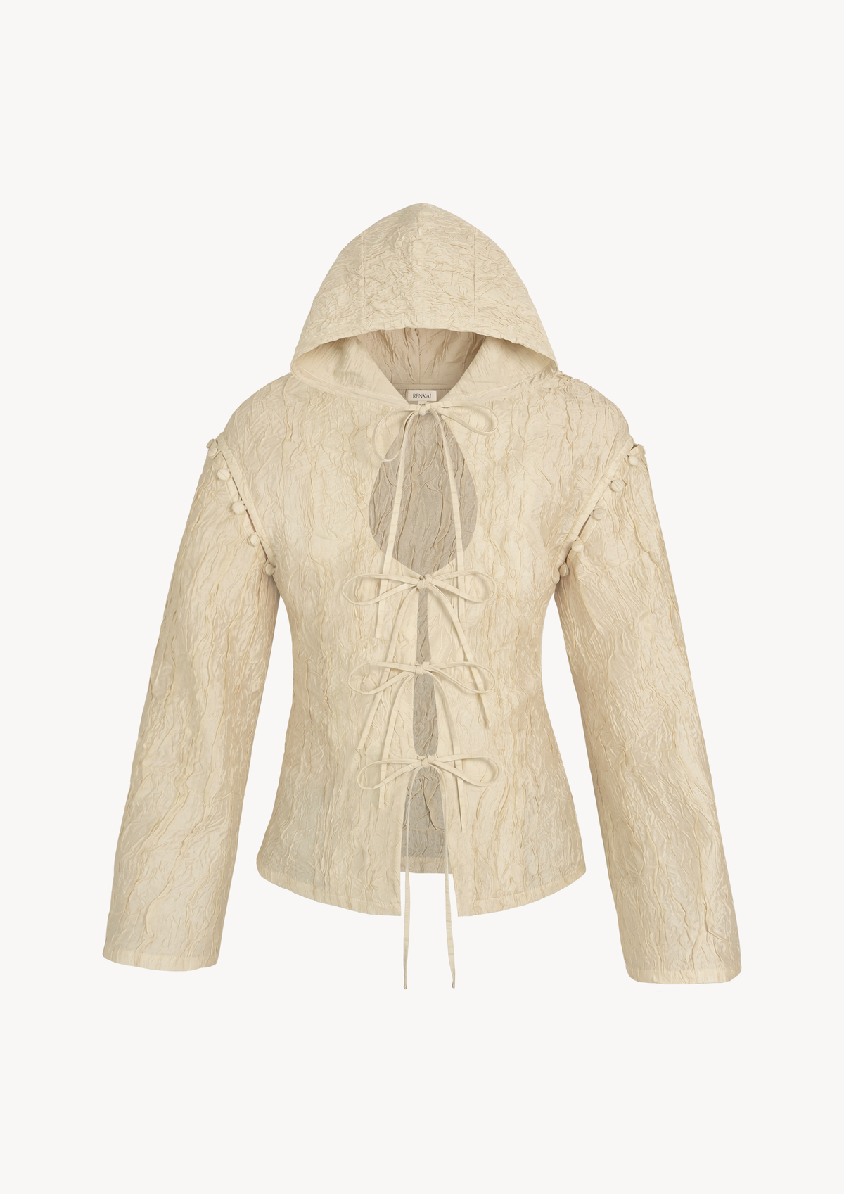 BROOKE HOODIE - CRINKLED CREME