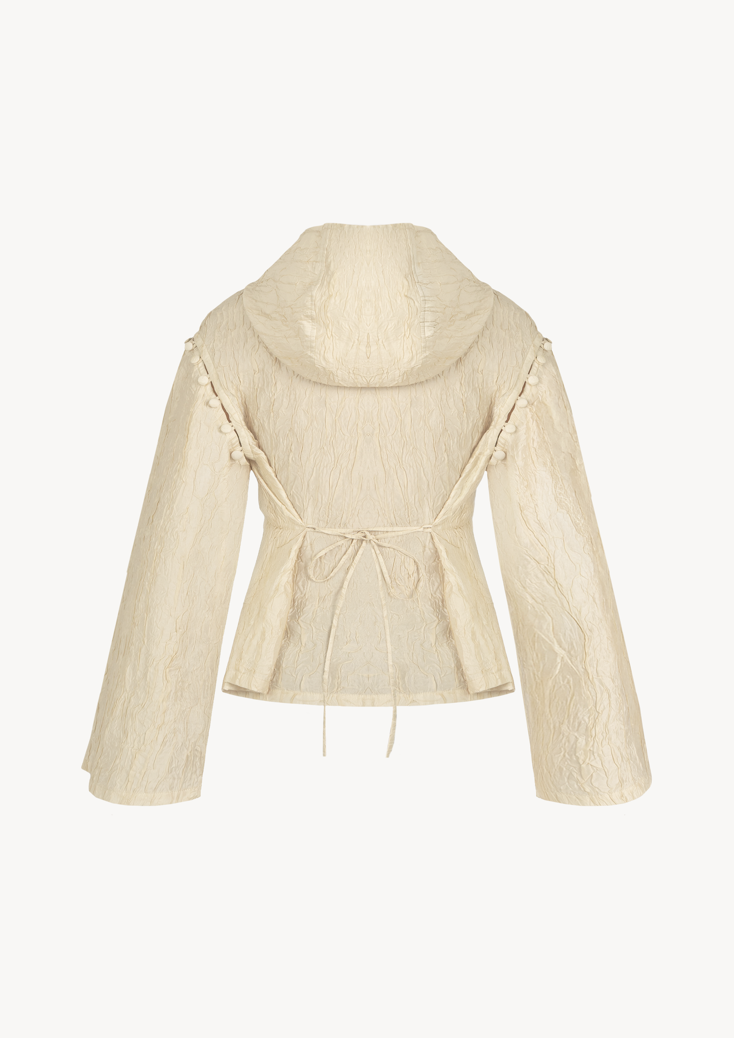 BROOKE HOODIE - CRINKLED CREME