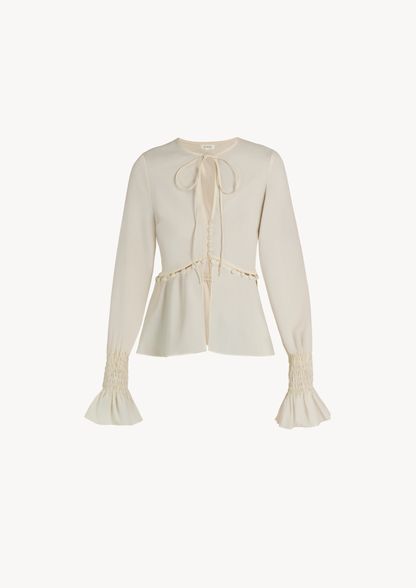 SIENNA BLOUSE - CREME