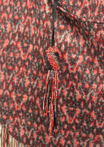 RED FRINGE TASSEL BAG
