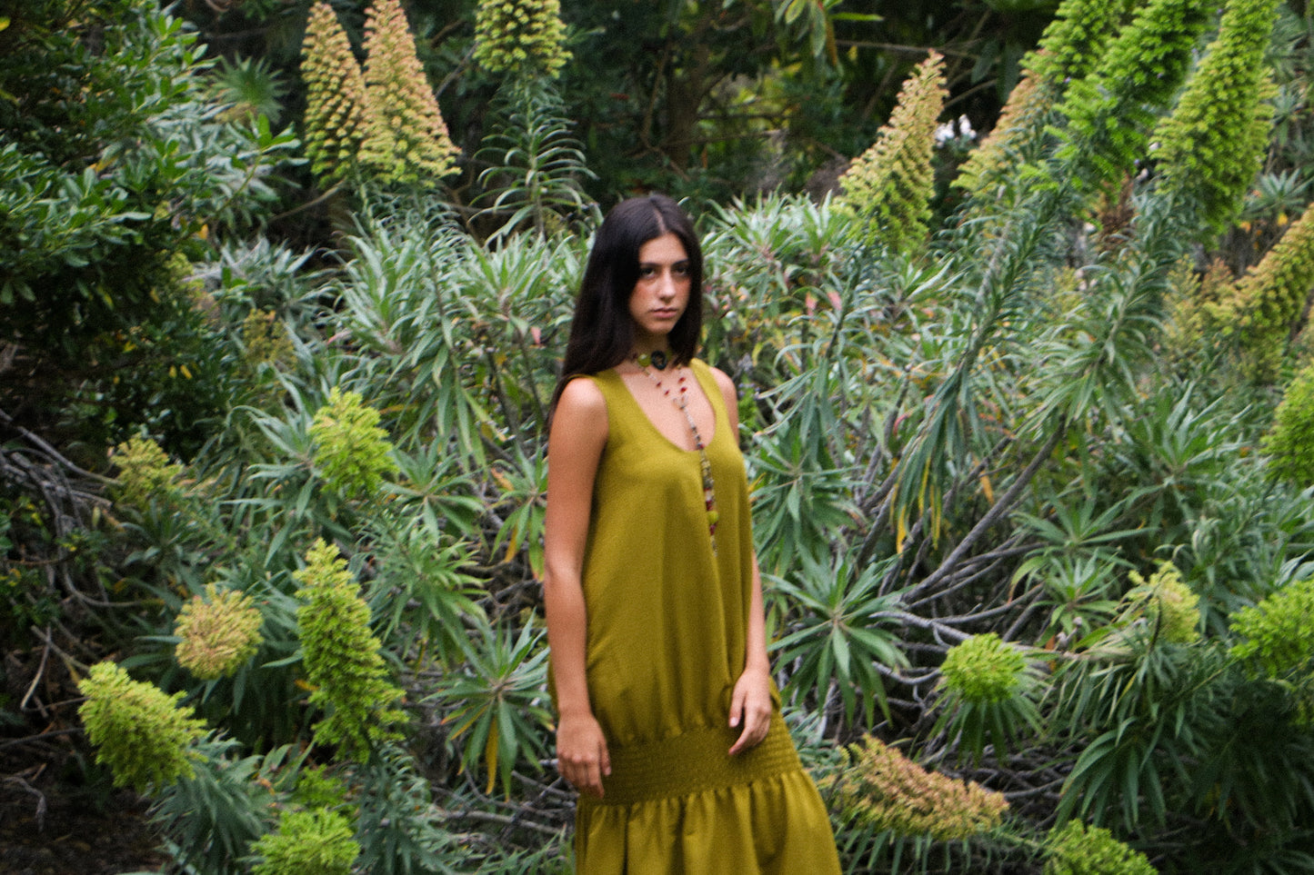 PALOMA DRESS - OLIVE