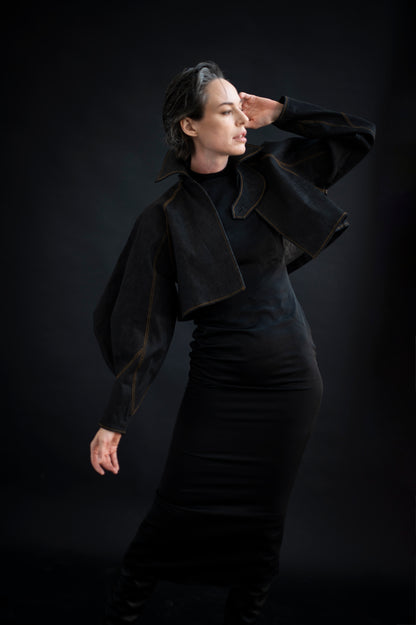 PROTEA DENIM - CROPPED JACKET DENIM