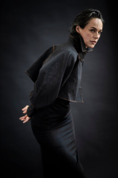 PROTEA DENIM - CROPPED JACKET DENIM