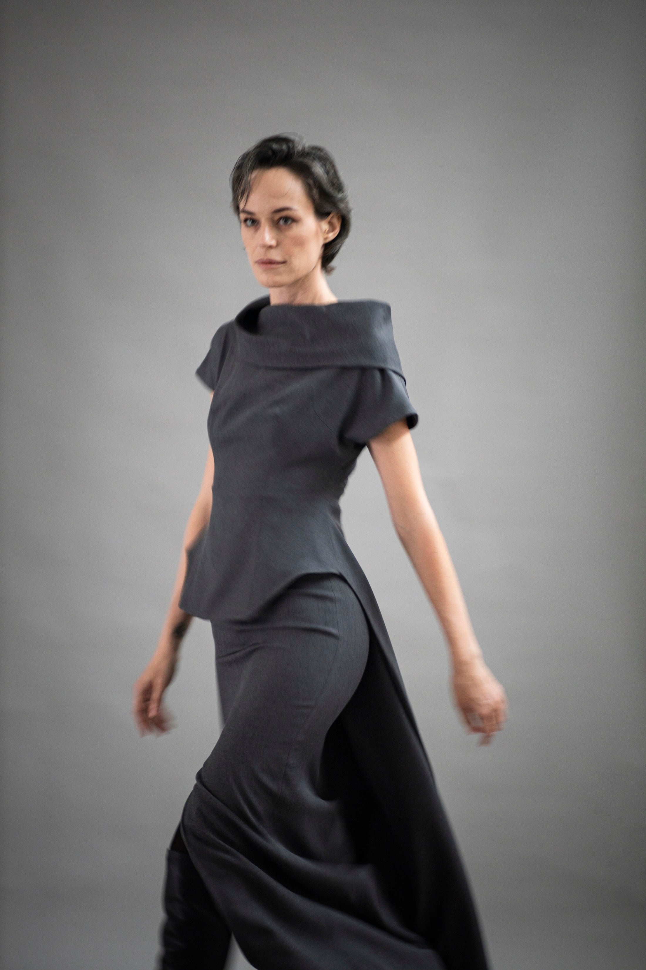 Renkai Lin NARCISSIUS TOP WITH TAIL – RENKAI